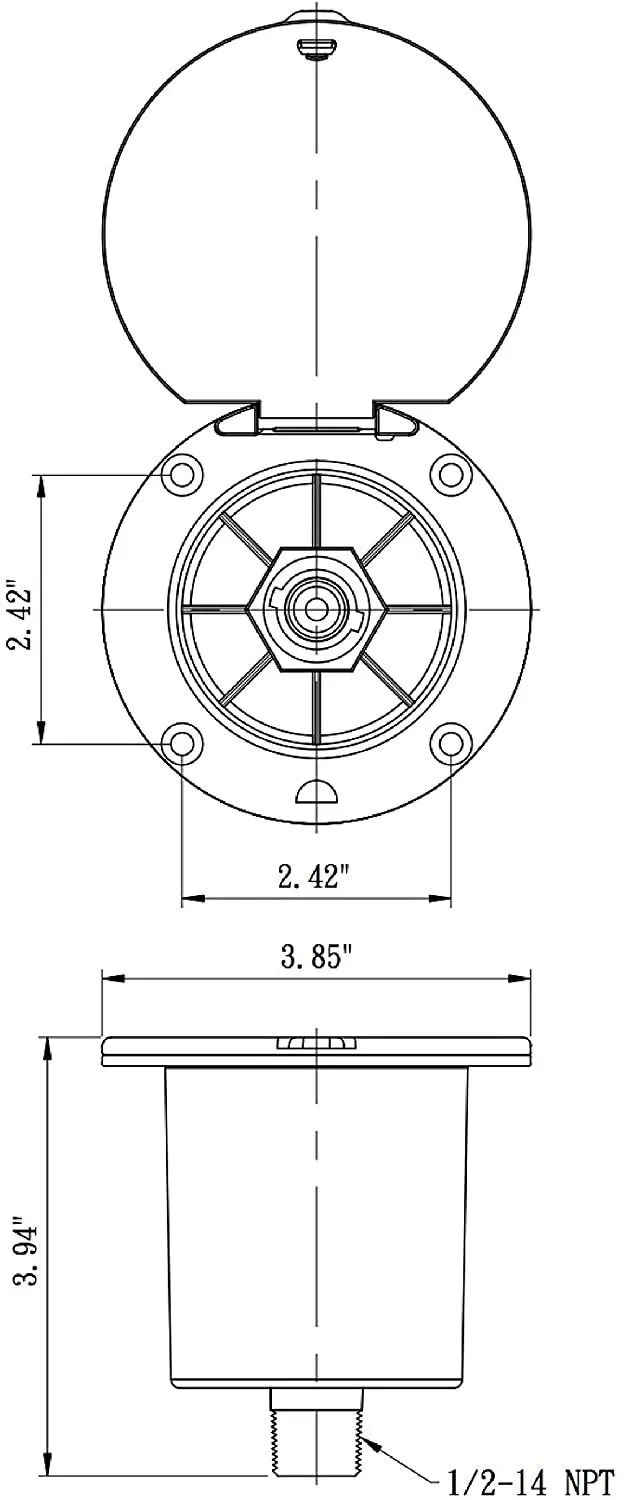 RV Exterior Quick Connect Spra